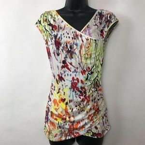 Weston Wear Anthropologie Faux Wrap Blouse Sz S
